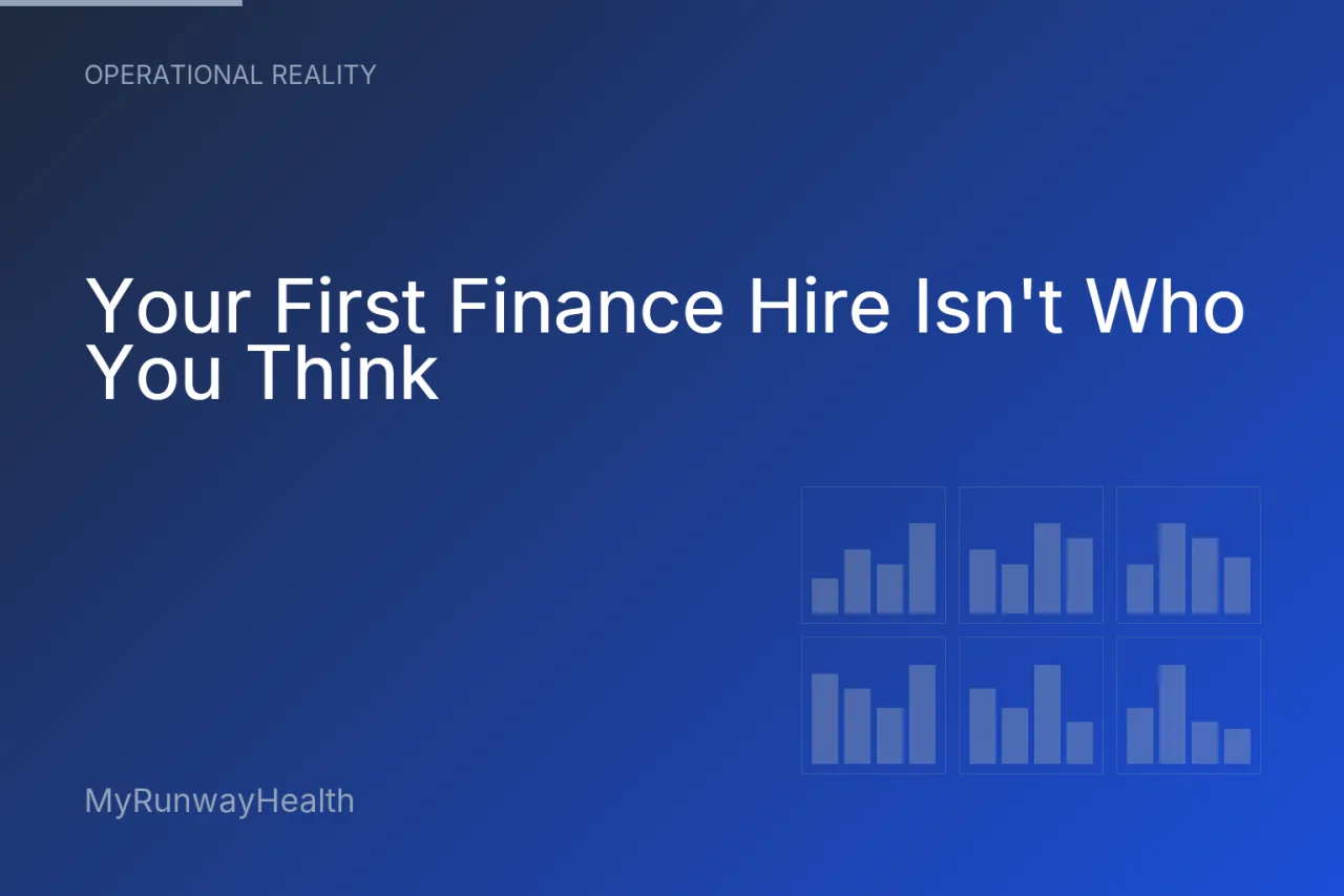 Your First Finance Hire Isn't Who You Think
