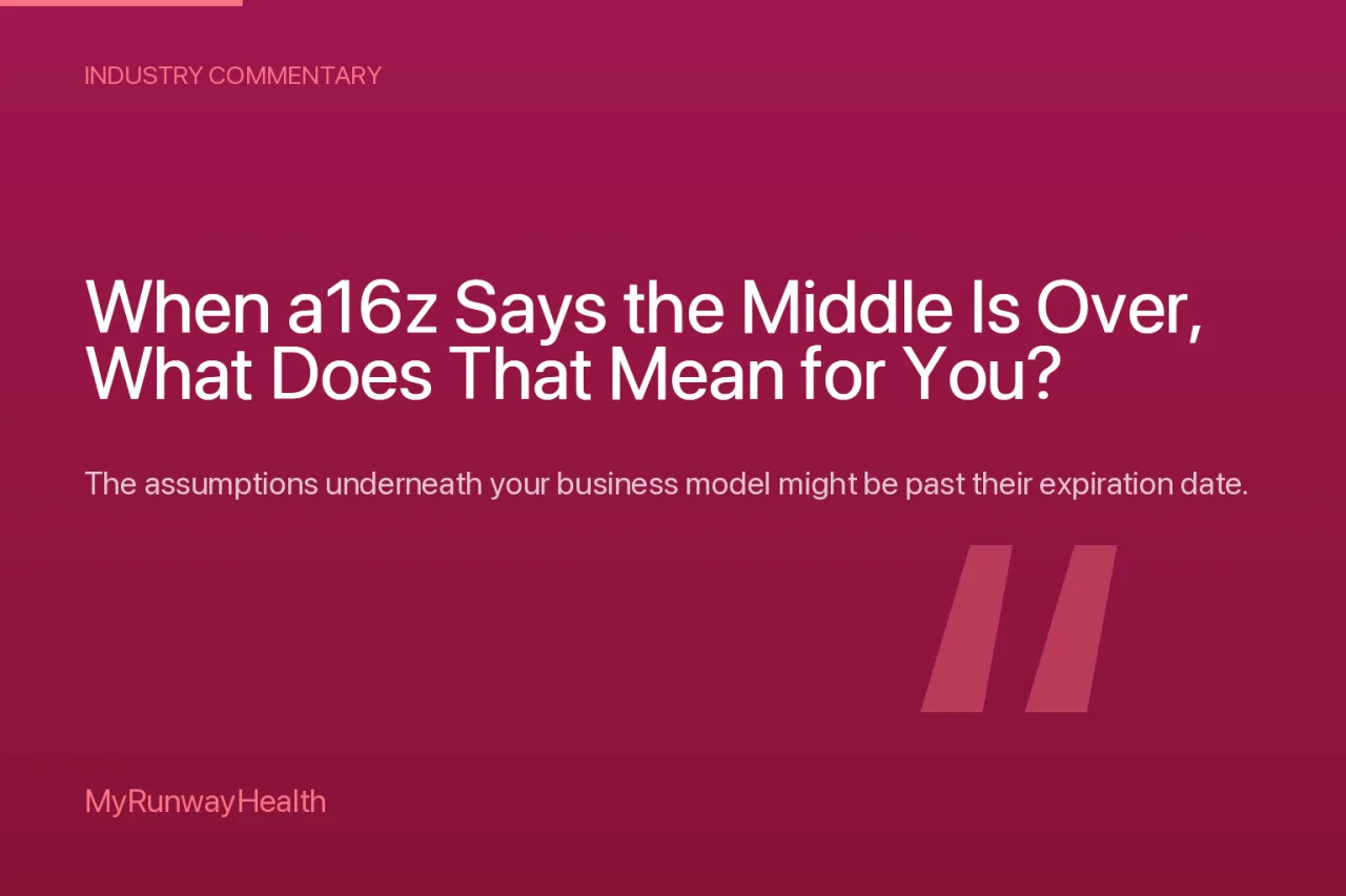 When a16z Says the Middle Is Over, What Does That Mean for You?
