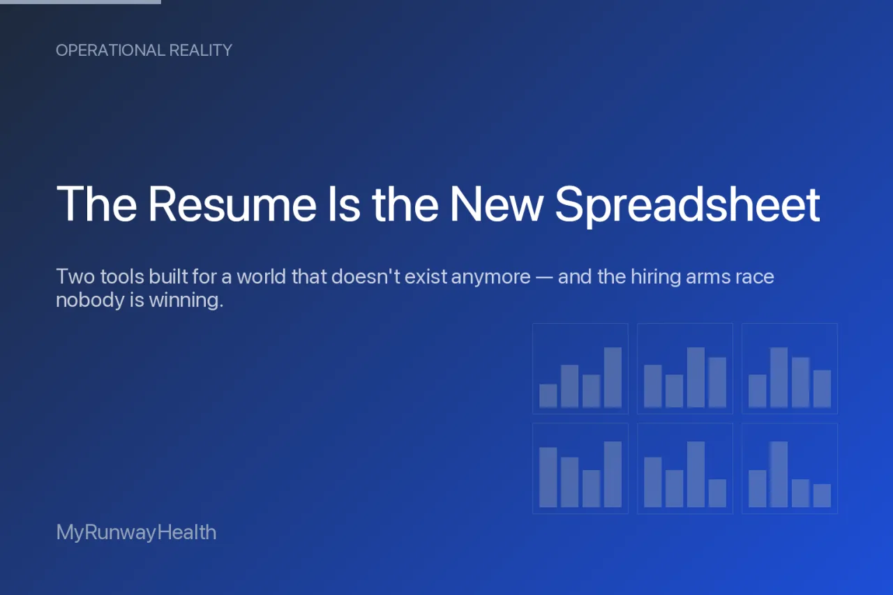 The Resume Is the New Spreadsheet