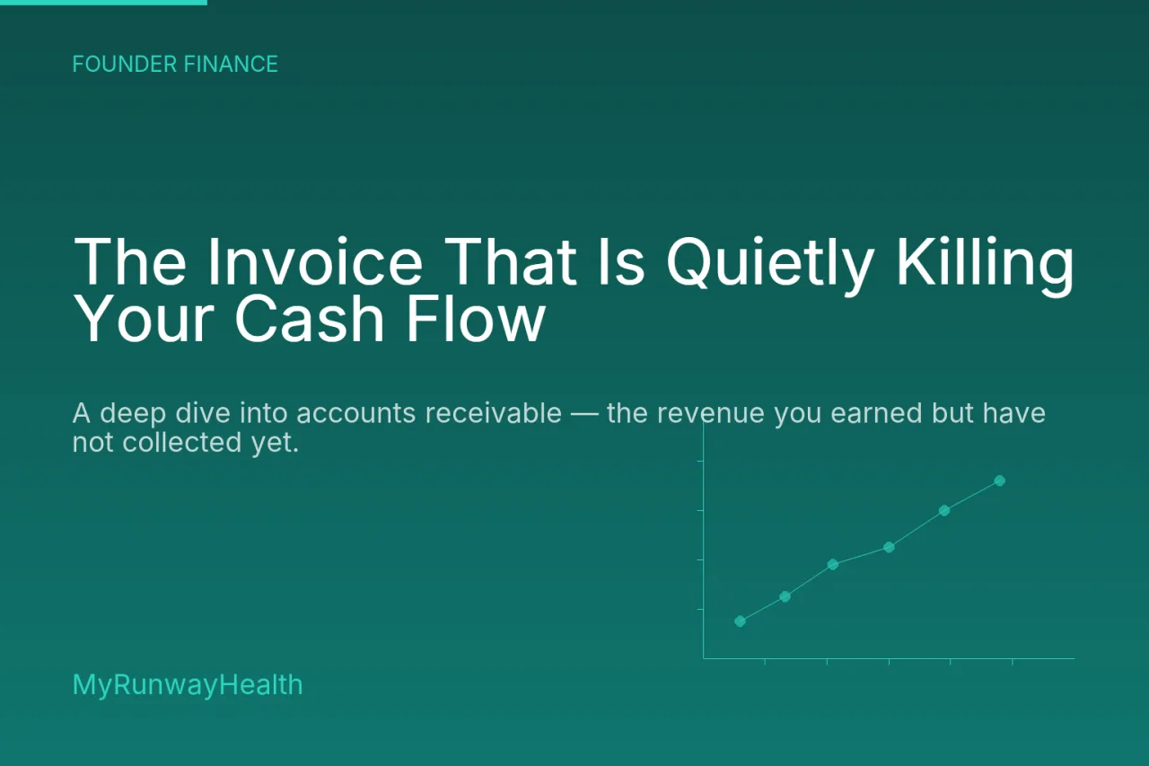 The Invoice That Is Quietly Killing Your Cash Flow — MyRunwayHealth Founder Finance
